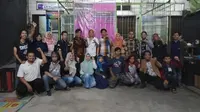 Diskusi yang digelar AJI Palembang diikuti oleh berbagai elemen komunitas jurnalis dan pekerja di Sumsel  (Liputan6.com / Nefri Inge)