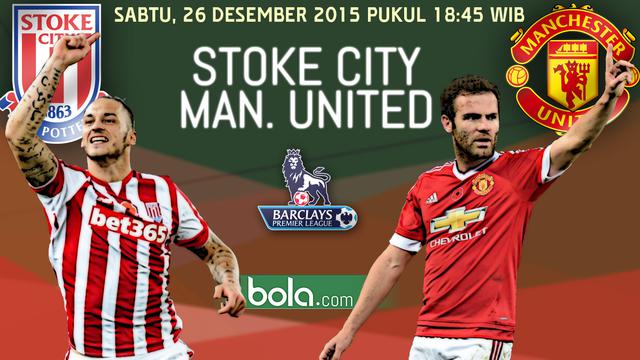 Susunan Pemain Stoke City vs Manchester United 