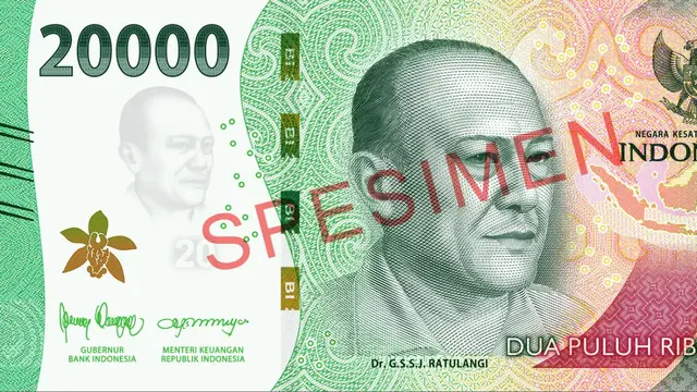 Pahlawan dalam Pecahan Rp20.000
