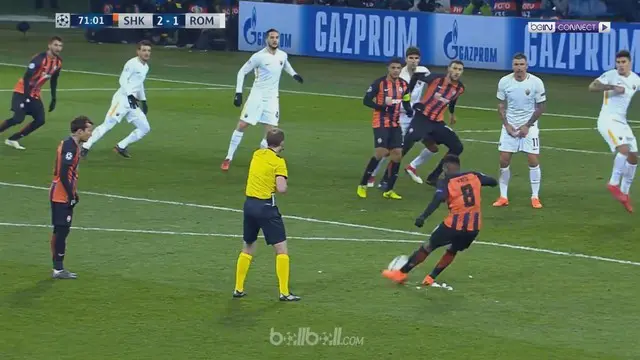 VIDEO: Gol Cantik Shakhtar Donetsk yang Buat Roma Kalah