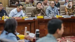 Rapat juga membahas pelaksanaan anggaran sampai dengan triwulan II tahun anggaran 2023. (Liputan6.com/Faizal Fanani)