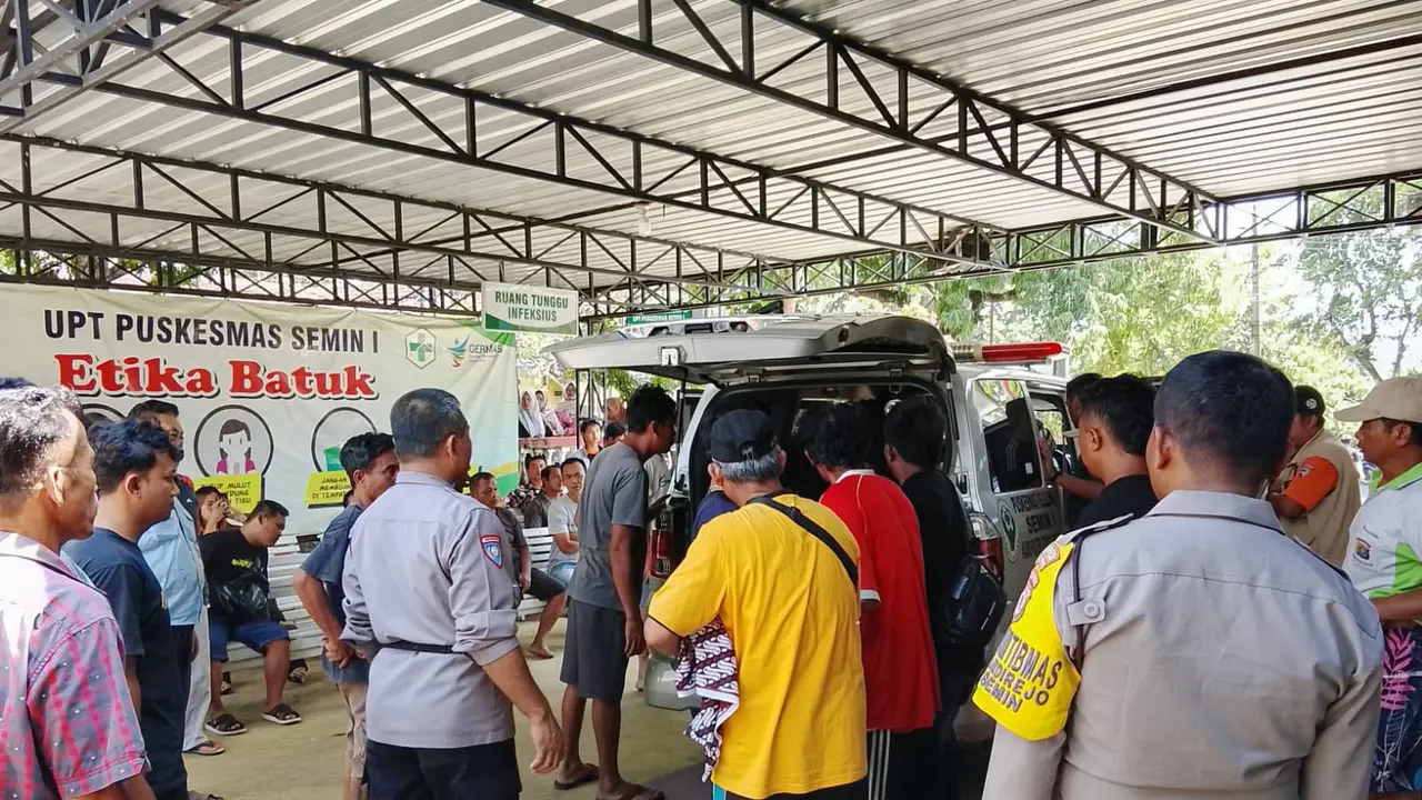Pelajar tewas tenggelam di Sungai Oya Gunungkidul. (Liputan6.com/Hendro Ary Wibowo)