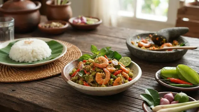 Ilustrasi Resep Asam Udeung Khas Aceh