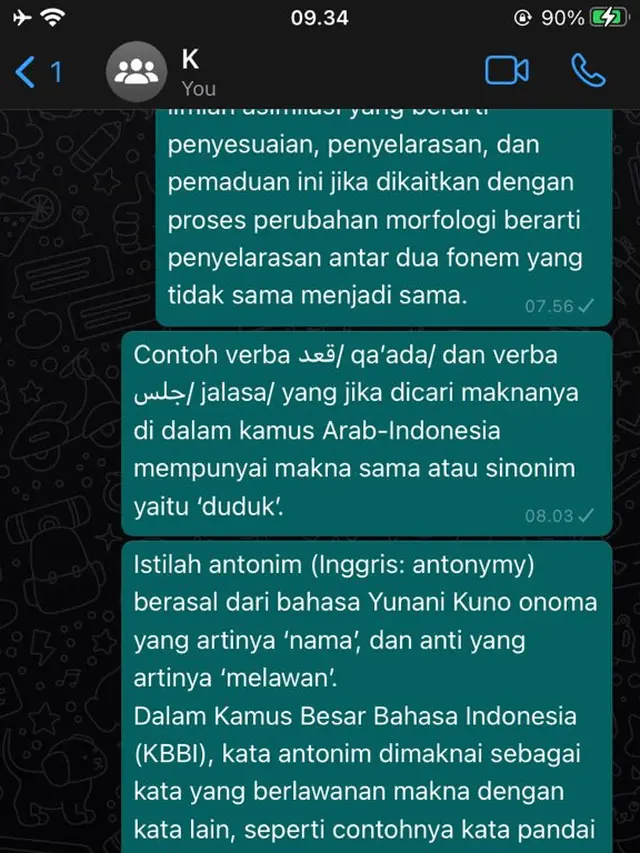 6 Chat ke Diri Sendiri di WhatsApp Ini Bikin Senyum-senyum