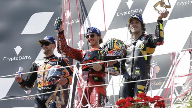 Brad Binder, Pecco Bagnaia dan Marco Bezzecchi