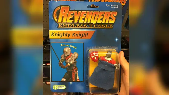 Beberapa karakter tiruan sangat jauh sekali dengan figur Avengers dalam film, tetapi sebutan namanya mirip.