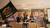 Indra Irawan Rimba terpilih aklamasi sebagai Ketua Harley Davidson Club Indonesia (HDCI)  Surabaya dalam Musyawarah Cabang Luar Biasa. (Dian Kurniawan/Liputan6.com).