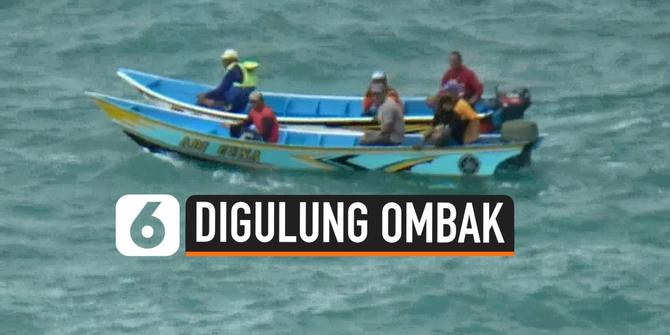 VIDEO: Usai Pamer Tangkapan Ikan di Sosmed, Ombak Maut Menjemput