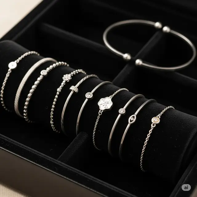 Model Gelang Perak Terbaru untuk Tangan Kecil. Foto: Gemini