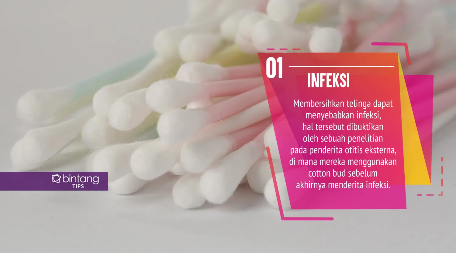 Akibatnya kalau kamu bersihin telinga pakai cotton bud. (Foto: Daniel Kampua, Digital Imaging: Nurman Abdul Hakim/Bintang.com)