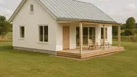 6 Gambar Teras Rumah Scandinavian, Intip Modelnya yang Estetik dan Bikin Nyaman