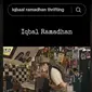 Iqbaal Ramadhan Rela Menyamar MIrip Karakter Anime Jepang Demi Bisa Thrifting di Pasar Senen.&nbsp; foto: TikTok @gott_nummer_eins