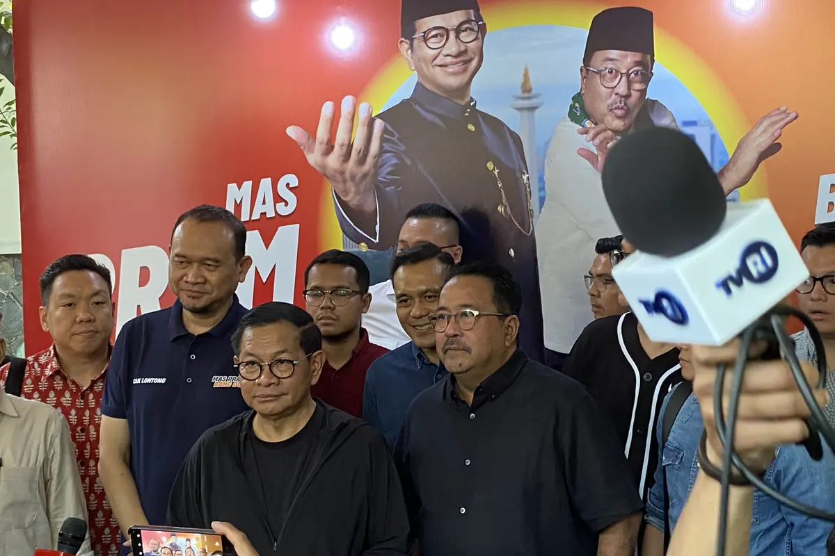 Pramono Anung dan Rano Karno.
