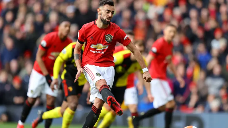 Gelandang Manchester United (MU), Bruno Fernandes (@manutd)