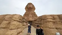 Replika Sphinx di China. (Alamy/Daily Mail)