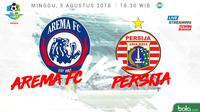 Liga 1 2018 Arema FC Vs Persija Jakarta (Bola.com/Adreanus Titus)