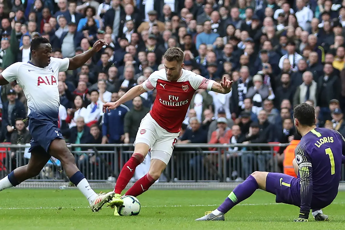 FOTO: Bermain di Wembley, Arsenal Tahan Imbang Tottenham