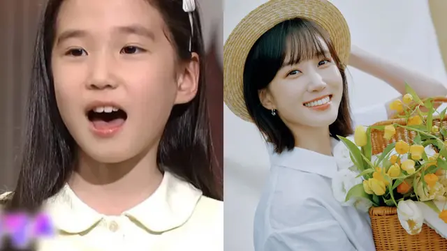 Park Eun Bin kecil (Dok. Kbizoom) dan Park Eun Bin (Instagram/eubining0904)