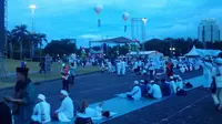 Peserta Demo 2 Desember Mulai Datangi Monas Bergelombang