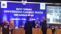 Menteri PUPR Basuki Hadimuljono menerima HB IX Award atas kiprahnya dalam pembangunan infrastruktur di Indonesia (Liptan6.com/ Switzy Sabandar)