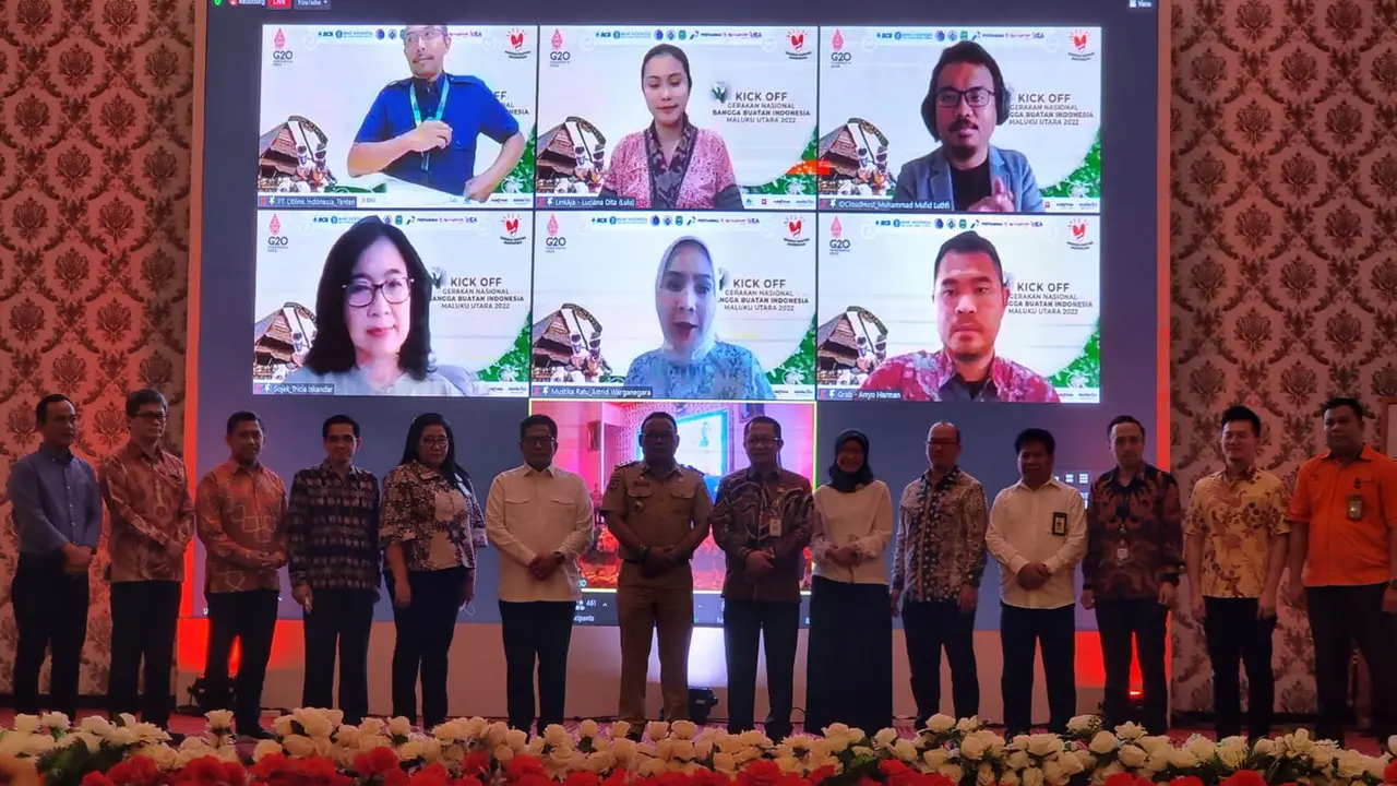 Acara Gerakan Nasional Bangga Buatan Indonesia (Gernas BBI) Maluku Utara pada 2022.