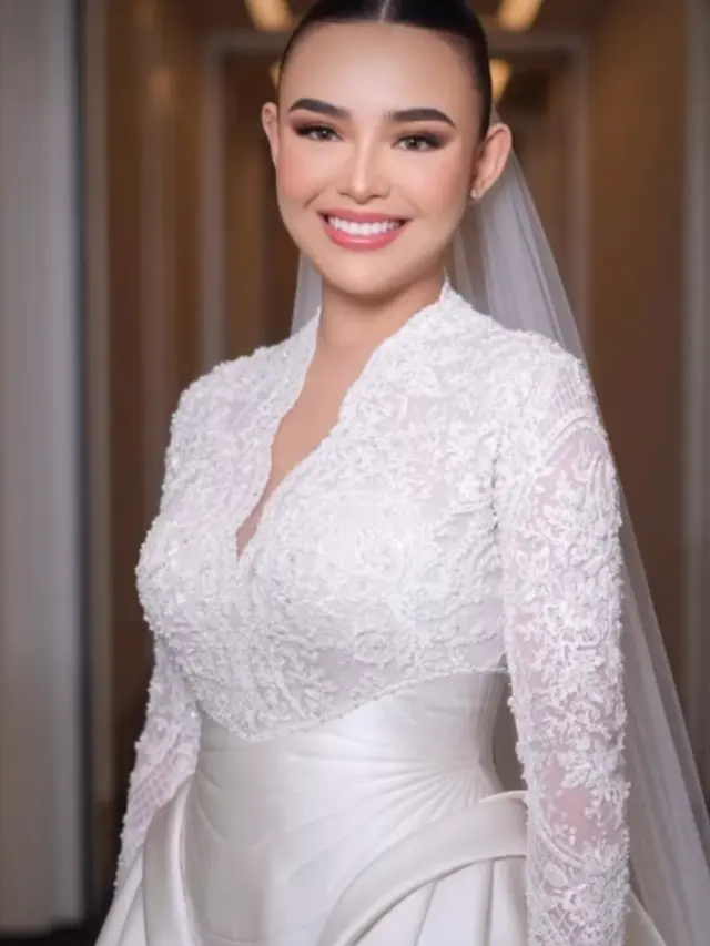 Tampilan Cantik Maksimal Amanda Manopo dengan Makeup Pengantin Pinkish Glam yang Fresh