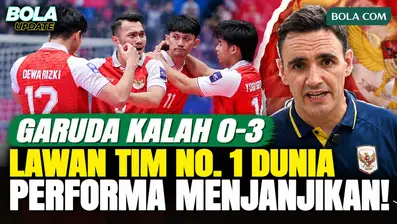 Timnas Futsal Indonesia harus mengakui keunggulan Brasil dengan skor 0-3 pada laga perdana Grup A Copa das Nações de Futsal 2026 di Max Rosenmann Arena, Jumat (16/10/2026). Menghadapi Brasil yang berstatus tim futsal nomor satu dunia, skuad Garuda ...