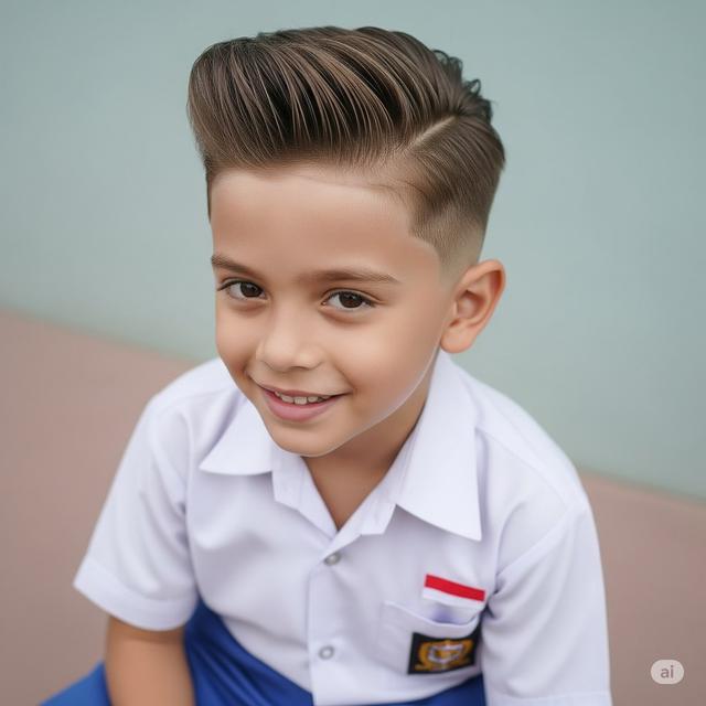 14 Model Rambut Anak Sekolah SD Kekinian, Rapi dan Keren Sesuai Tata Tertib