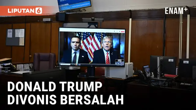 VIDEO: Donald Trump Divonis Bersalah atas Kasus Suap, Tapi Tidak Dijatuhi Hukuman Apapun