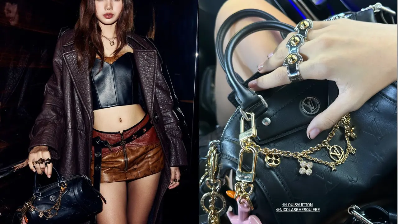 Lebih Mahal dari Labubu, Segini Harga Gantungan Tas Lisa BLACKPINK di Paris Fashion Week