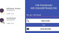 Screenshot aplikasi E-KIR (Otosia.com/Muhammad Ikbal)