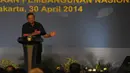 Usai mengisi acara Musyawarah Perencanaan Pembangunan Nasional (Musrenbangnas) SBY memberikan salam perpisahan (Liputan6.com/Herman Zakharia)