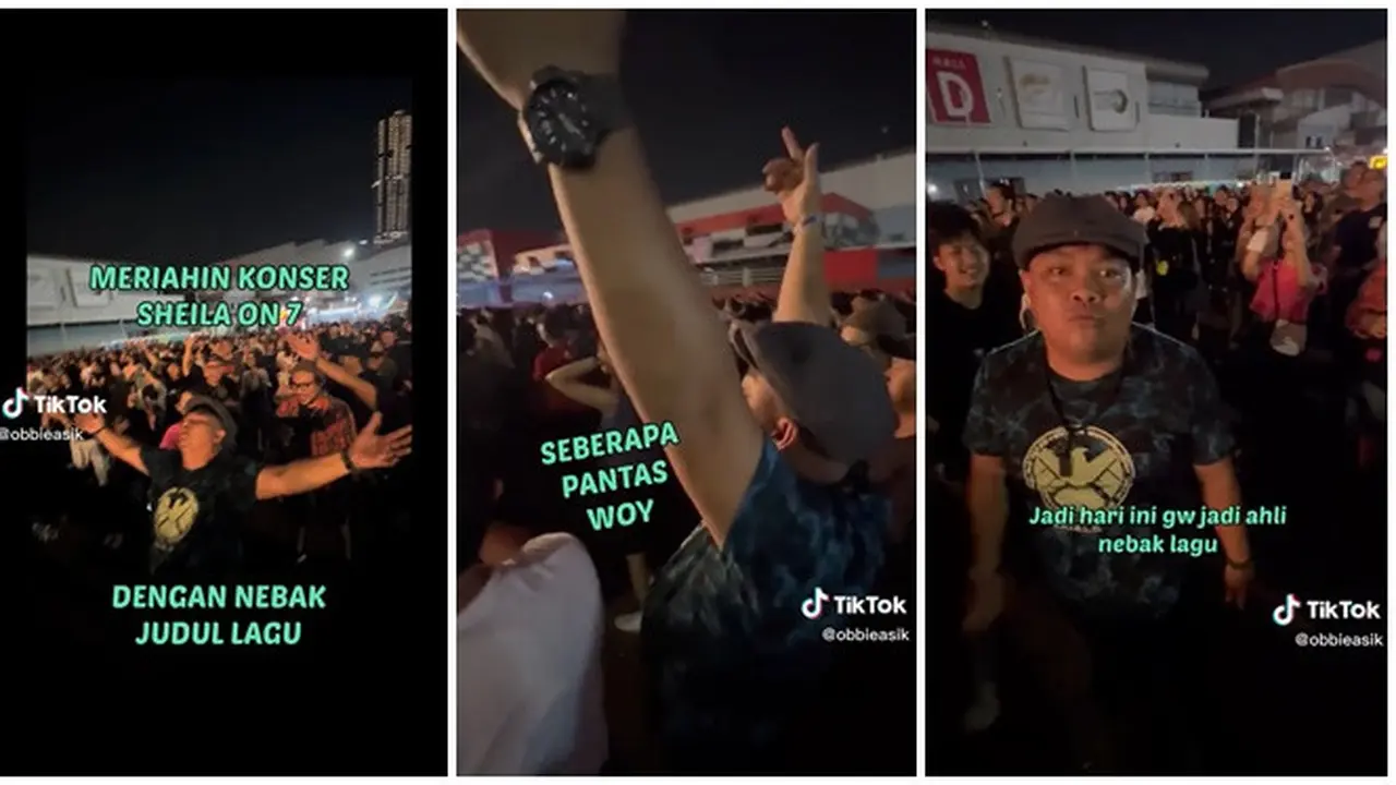 Fans Sejati, Pria Ini Berhasil Tebak Lagu Sheila on 7 di Konser 'Tunggu Aku di Jakarta'