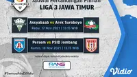 Jadwal Liga 3 Jawa Timur 17-18 November 2021 (Sumber foto : dok, Vidio.com)
