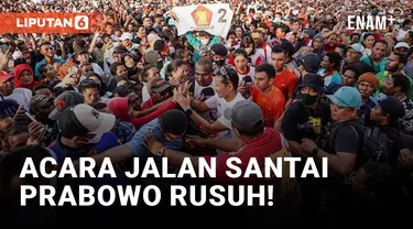 Acara Jalan Santai Gerindra di Jayapura Rusuh!