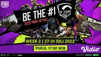 Nonton Live Streaming PMPL ID Fall 2022 di Vidio Pekan Kedua 27-31 Juli 2022 di Vidio