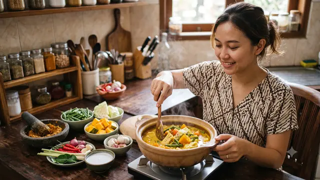 Cara Membuat Resep Gulai Sayuran Praktis
