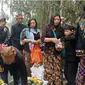 Nyadran Budaya Leluhur Suku Tengger Bromo Tetap Lestari.(Liputan6.com/Dian Kurniawan)