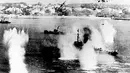 Pendaratan tentara Sekutu di Normandia, Perancis, pada 6 Juni 1944 mendapat perlawanan dari pasukan Jerman. (AFP PHOTO)