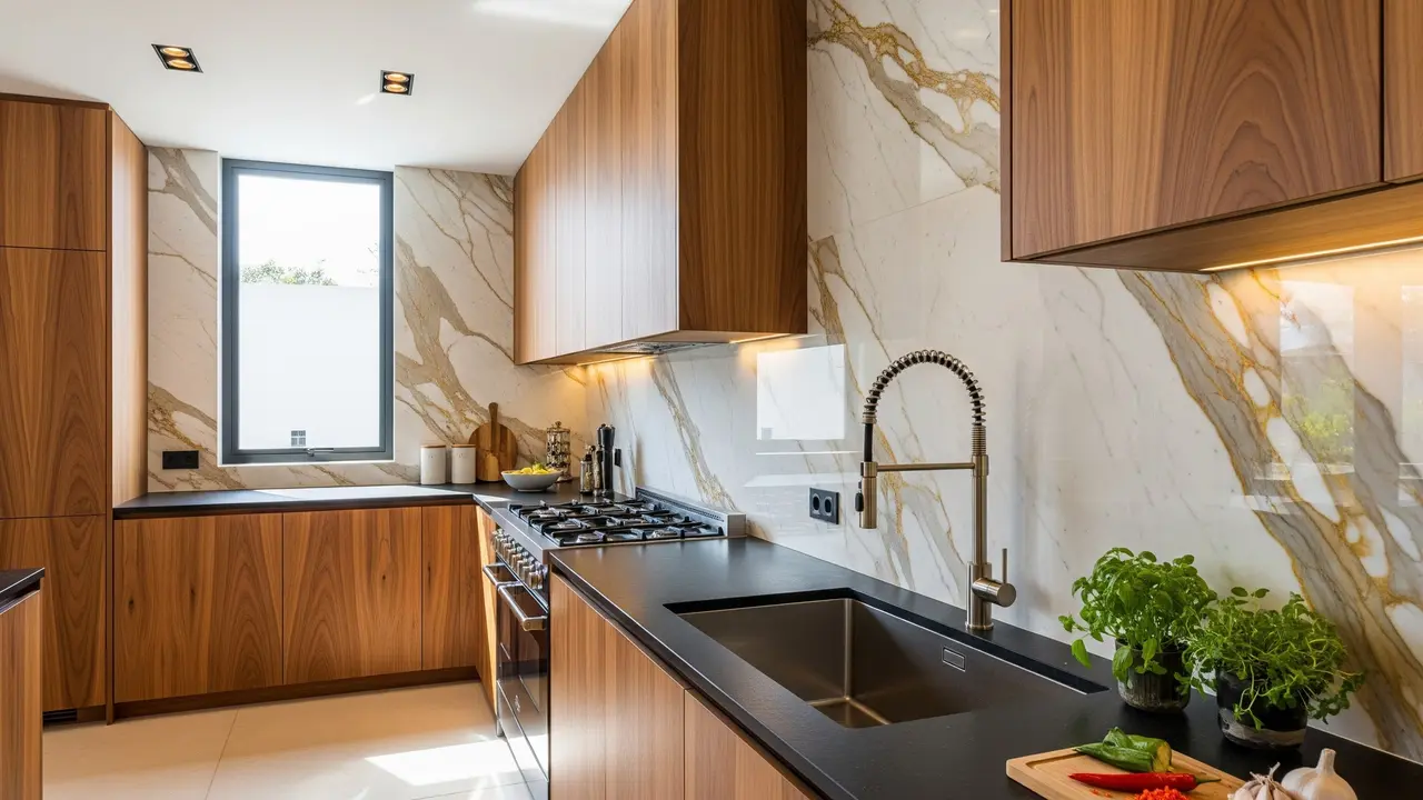 Desain Dapur Kompor Tanam