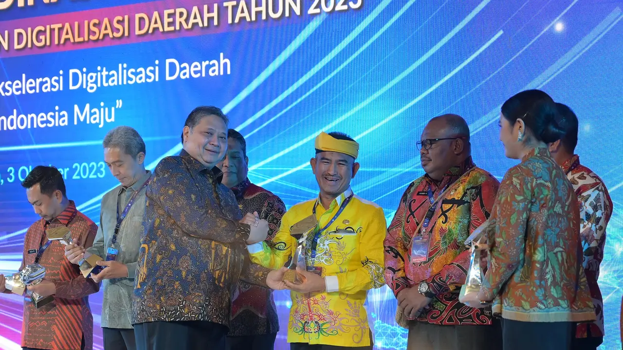 Airlangga dan Wali Kota Tarakan.