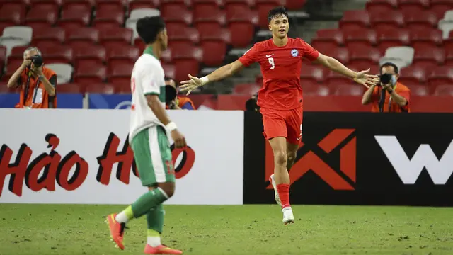 FOTO: Leg Pertama Semifinal AFF 2020, Indonesia Bermain Imbang Lawan Singapura