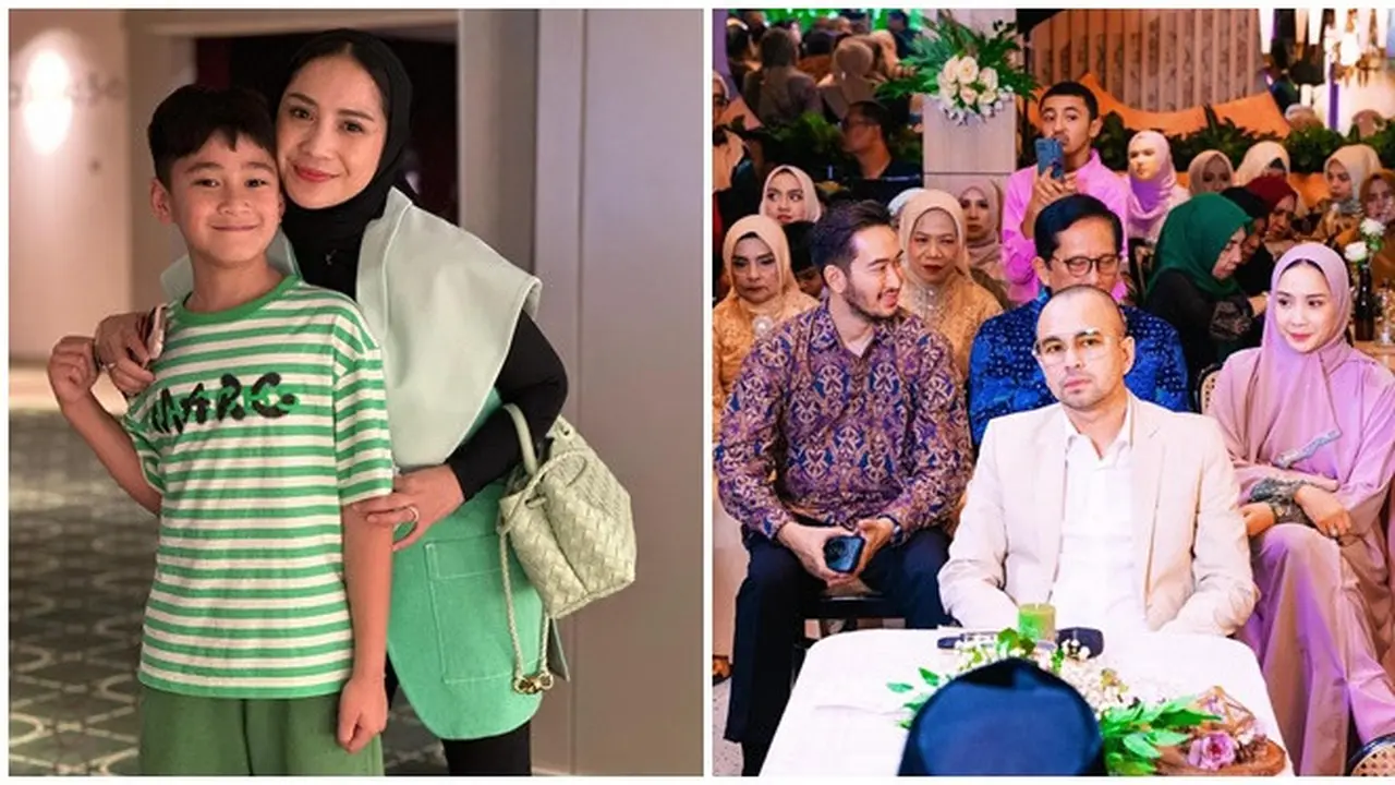 6 Potret Gaya Hijab Nagita Slavina Usai Berhaji yang Disorot,