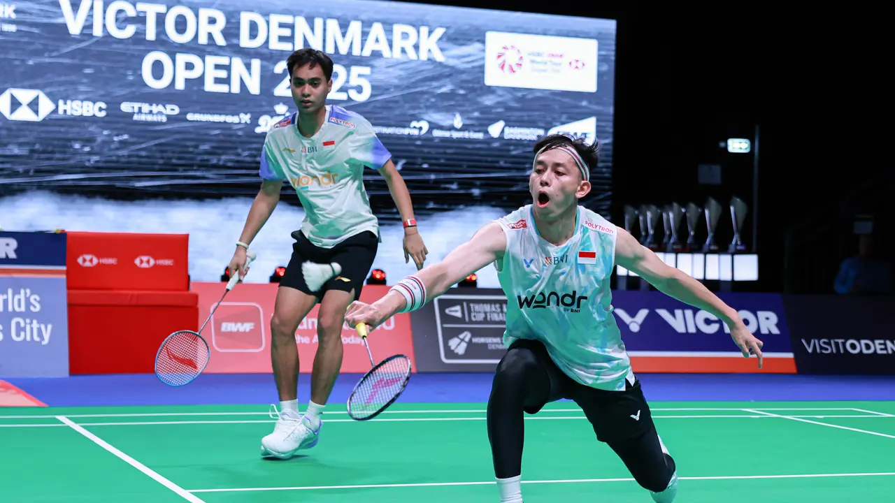 Muhammmad Rian Ardianto/Rahmat Hidayat - Denmark Open 2025 - Bulu Tangkis