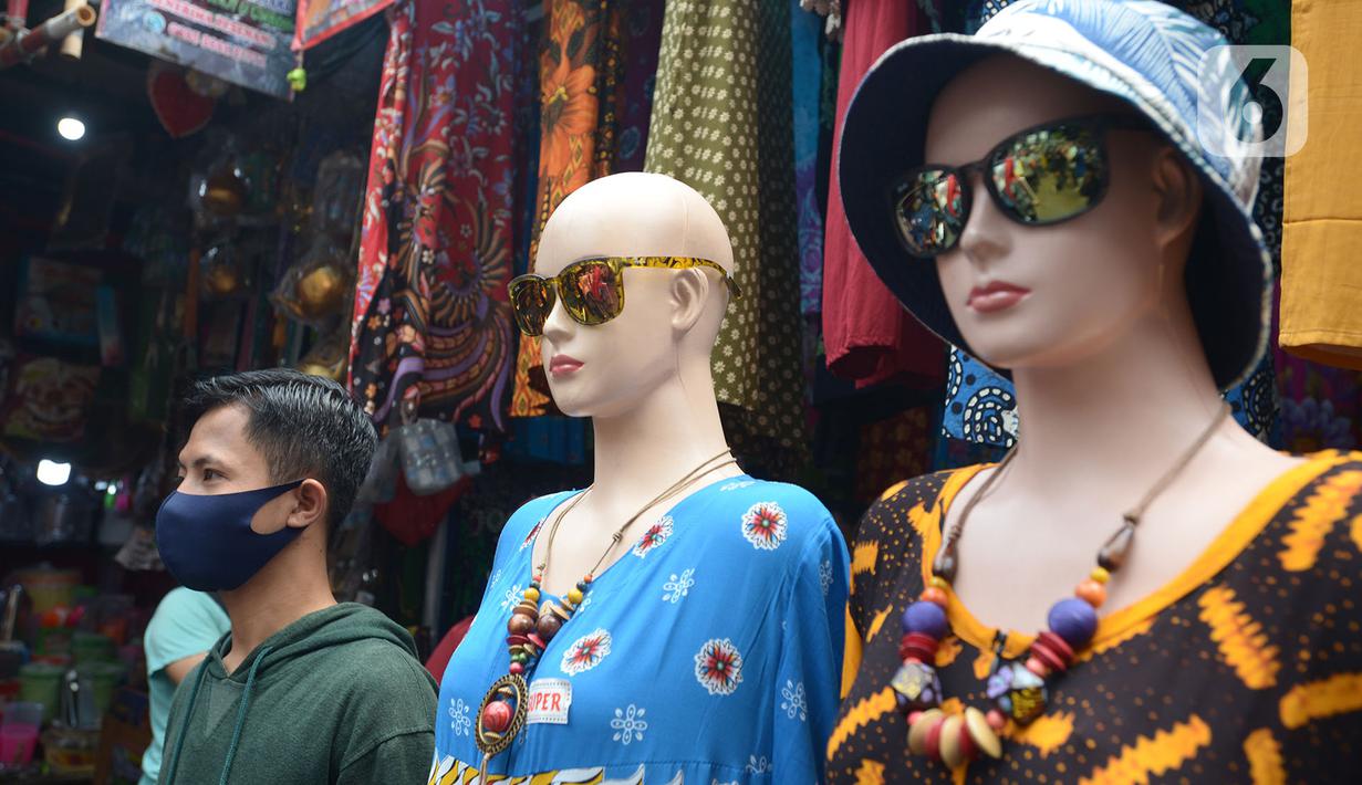 FOTO: Imbauan Pakai Masker Kepada Masyarakat di Pasar ...