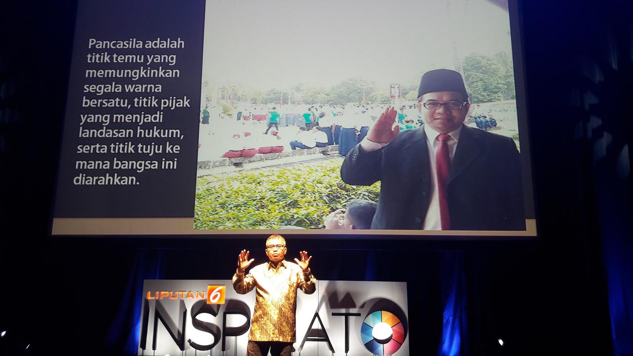 Yudi Latif saat di Inspirato Liputan6.com
