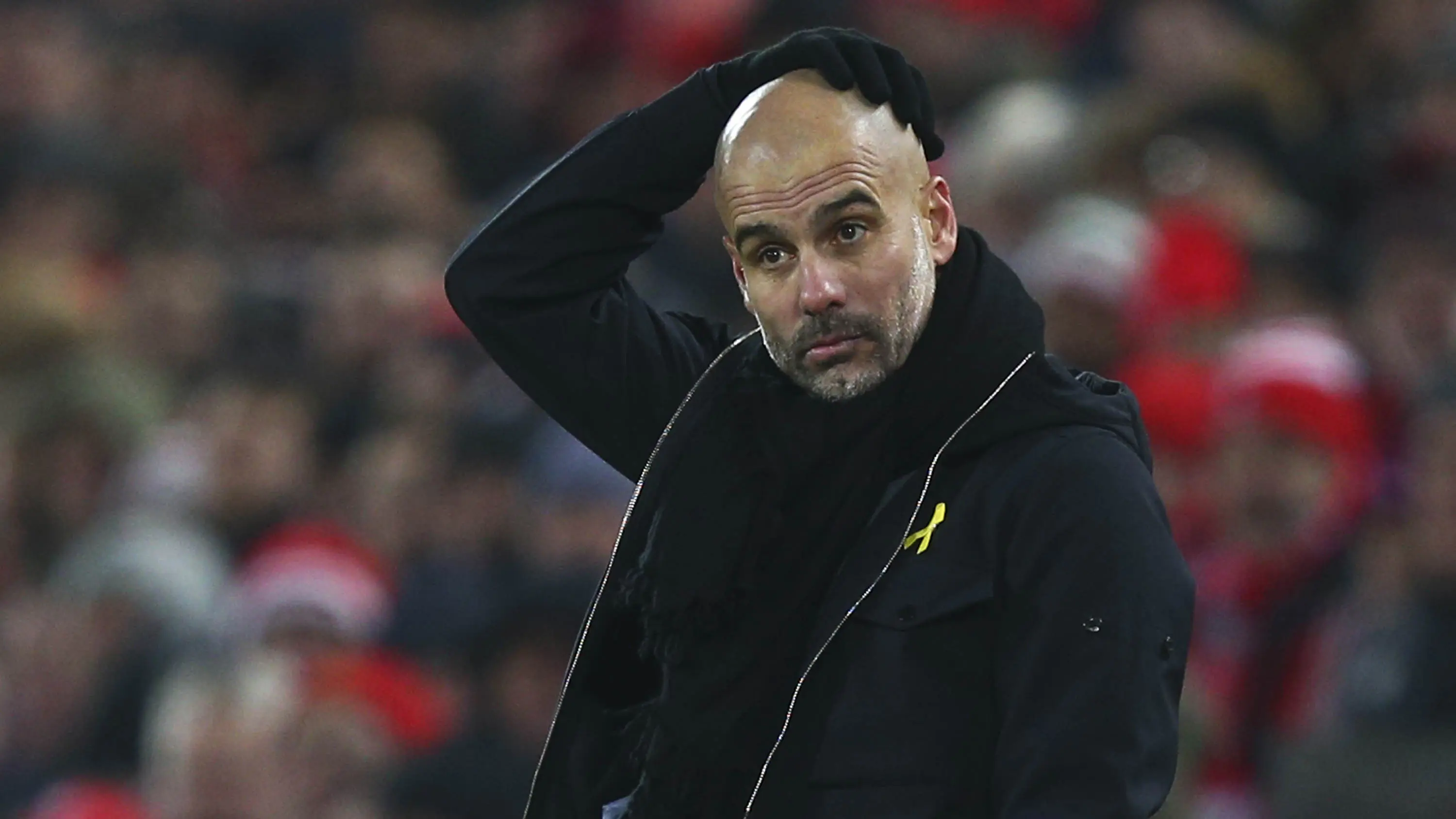 Pelatih Manchester City, Pep Guardiola (AP/Dave Thompson)