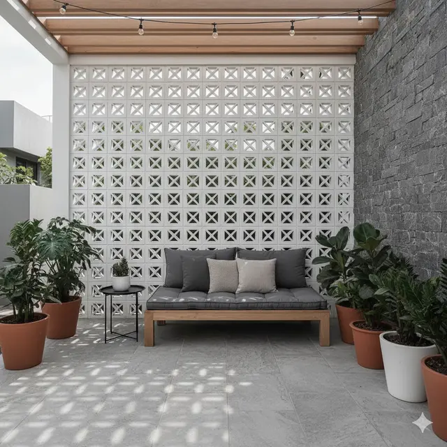 Model Teras Depan Rumah Minimalis (Image by Gemini AI)