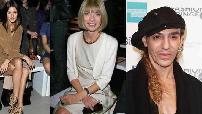 (c) Olivia Palermo/Anna Wintour/John Galliano
