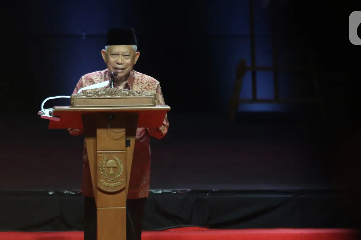 Wapres Ma'ruf Amin Tutup Rakornas Indonesia Maju